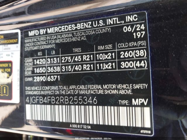 2024 MERCEDES-BENZ GLE 350 4JGFB4FB2RB255346 Photo 8