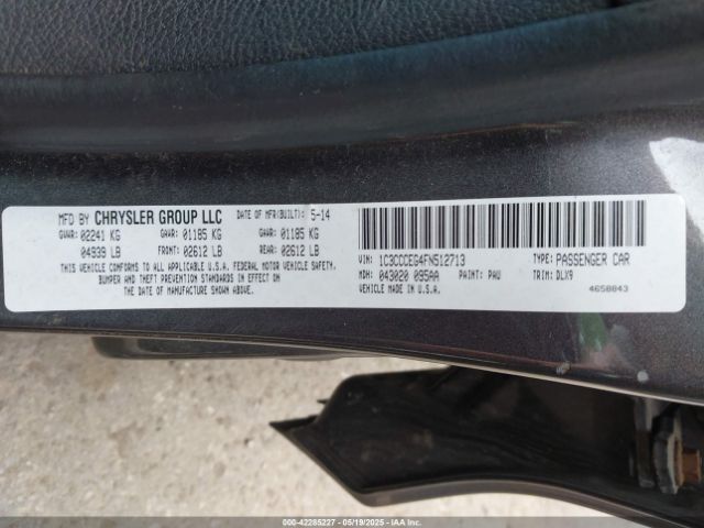 1C3CCCEG4FN512713 Chrysler 200 C