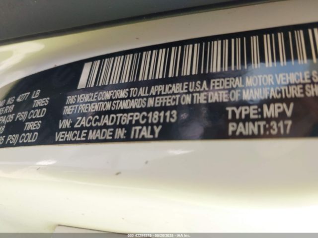 2015 JEEP RENEGADE ZACCJADT6FPC18113 Photo 8