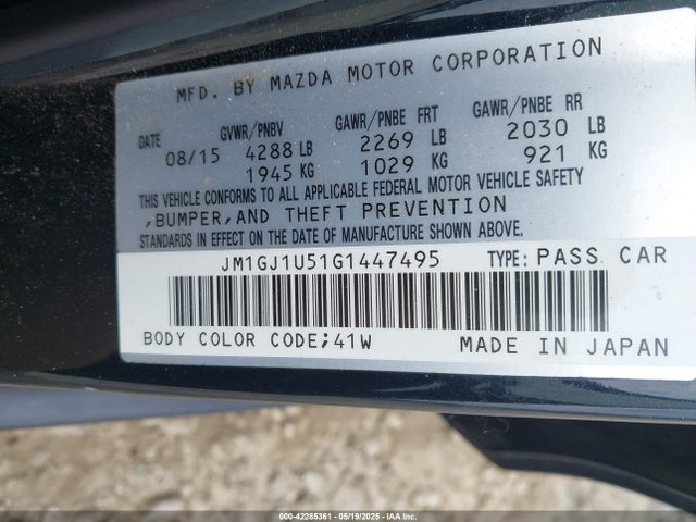 JM1GJ1U51G1447495 Mazda py