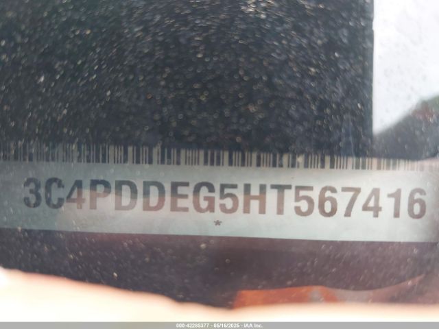 3C4PDDEG5HT567416 Dodge Journey Gt Awd