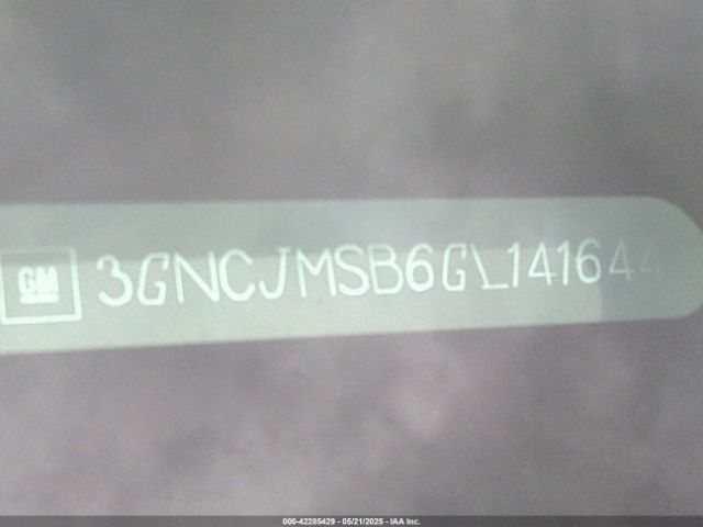 3GNCJMSB6GL141644 Chevrolet TRAX LTZ
