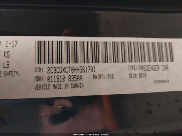 2017 DODGE CHARGER 2C3CDXCT0HH561701 Photo 8