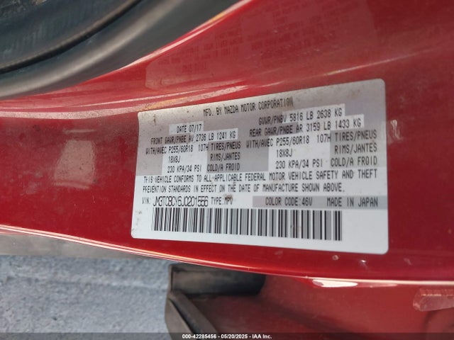 JM3TCBCY6J0201556 Mazda py turbo