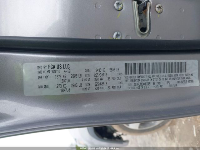 1C4PJMDXXKD451183 Jeep Cherokee Limited 4x4
