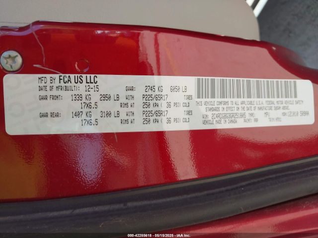 2C4RDGBG3GR251805 Dodge Grand Caravan American Value Pkg