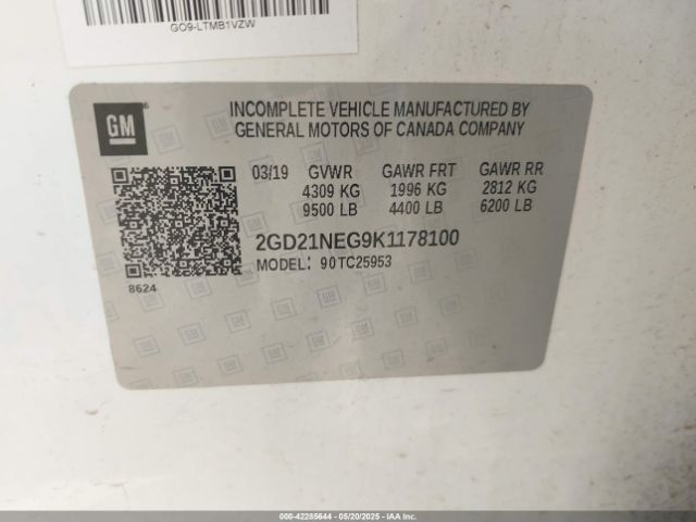 2GD21NEG9K1178100 GMC SIERRA 2500HD