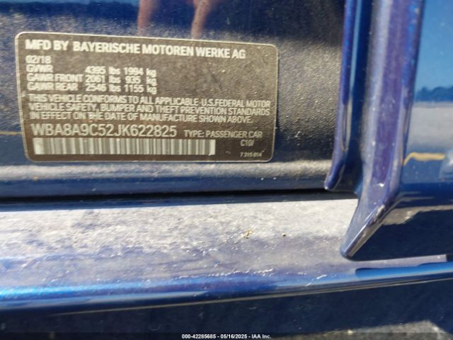 WBA8A9C52JK622825 BMW 320i