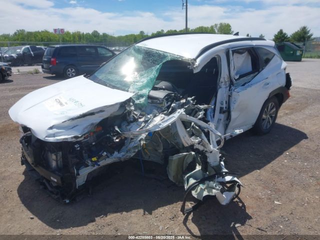 KM8JBCA12NU024674 Hyundai Tucson Hybrid Blue