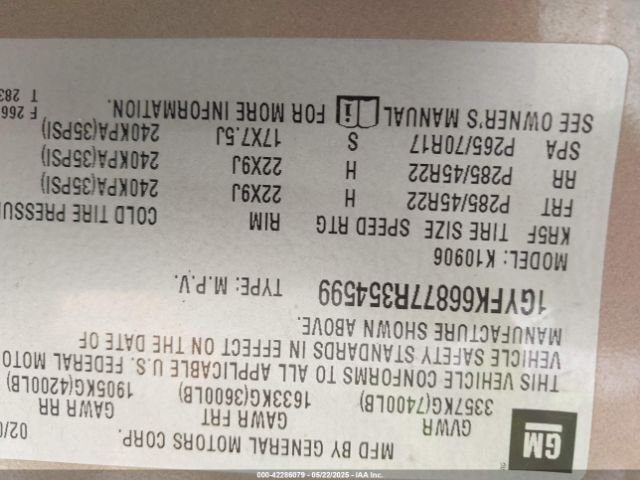 2007 CADILLAC ESCALADE ESV 1GYFK66877R354599 Photo 8