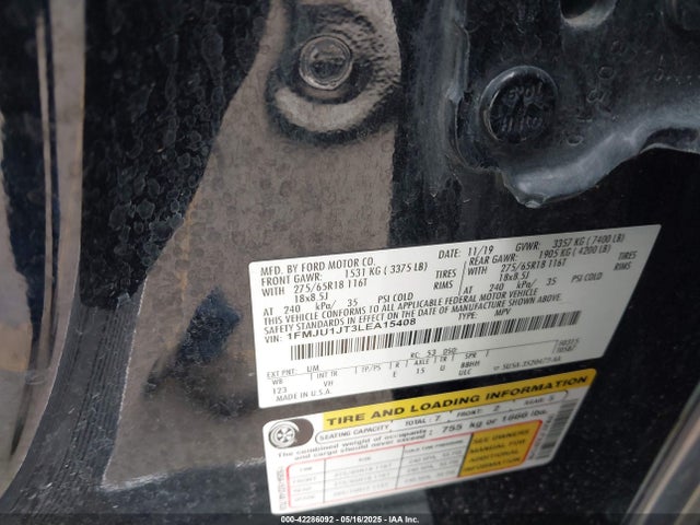 1FMJU1JT3LEA15408 Ford 3.5l gtdi