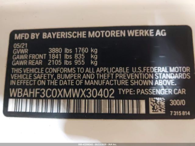 WBAHF3C0XMWX30402 BMW Z4 Sdrive30i