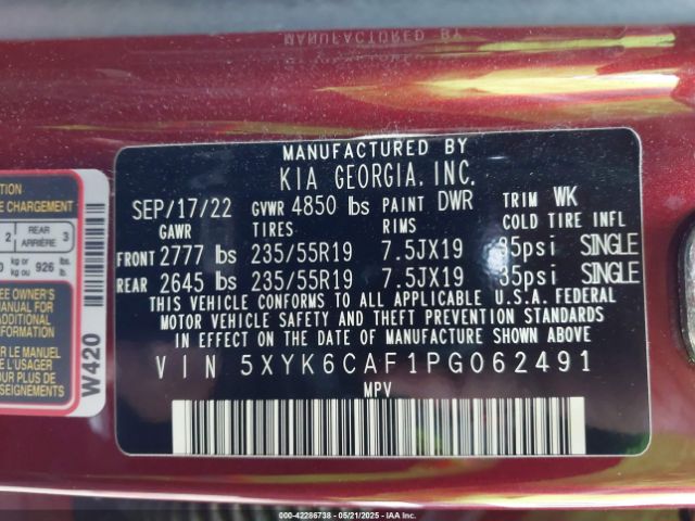 2023 KIA SPORTAGE 5XYK6CAF1PG062491 Photo 8