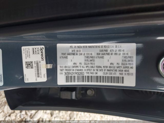 2023 MAZDA MAZDA3 3MZBPACM1PM382553 Photo 8