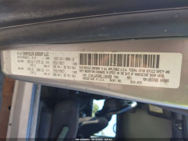 1C4AJWAG0EL126459 Jeep Wrangler Sport