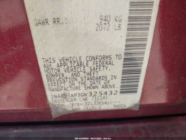 2016 NISSAN ALTIMA 1N4AL3AP3GN325432 Photo 8