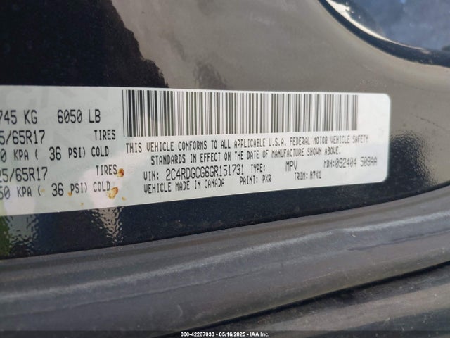 Dodge Grand Caravan 2016 2C4RDGCG6GR151731 Image 9