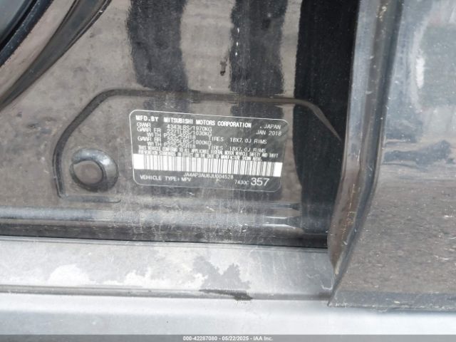 JA4AP3AU6JU004528 Mitsubishi Outlander Sport 2.0 Es