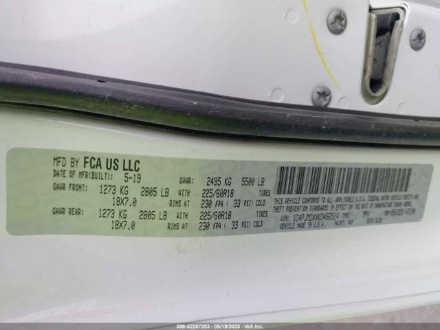 2019 JEEP CHEROKEE 1C4PJMDXXKD456514 Photo 8