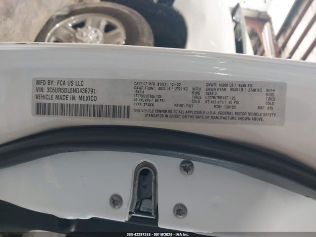 2022 RAM 2500 3C6UR5DL6NG436791 Photo 8