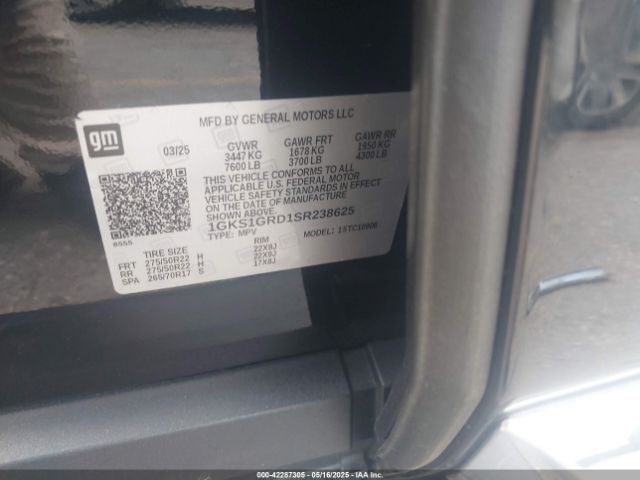 1GKS1GRD1SR238625 GMC l84