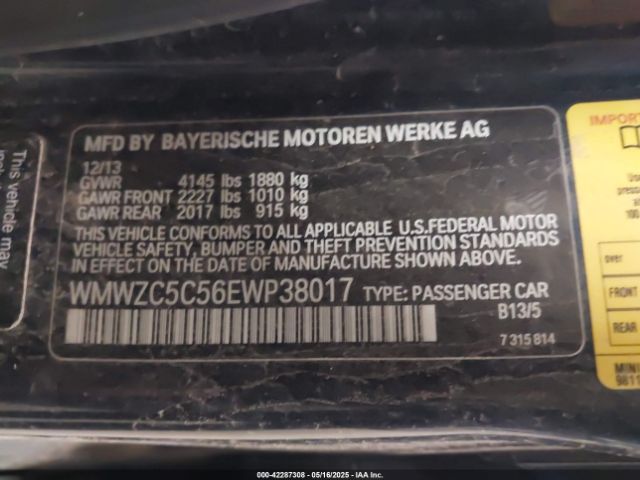 2014 MINI COUNTRYMAN WMWZC5C56EWP38017 Photo 8