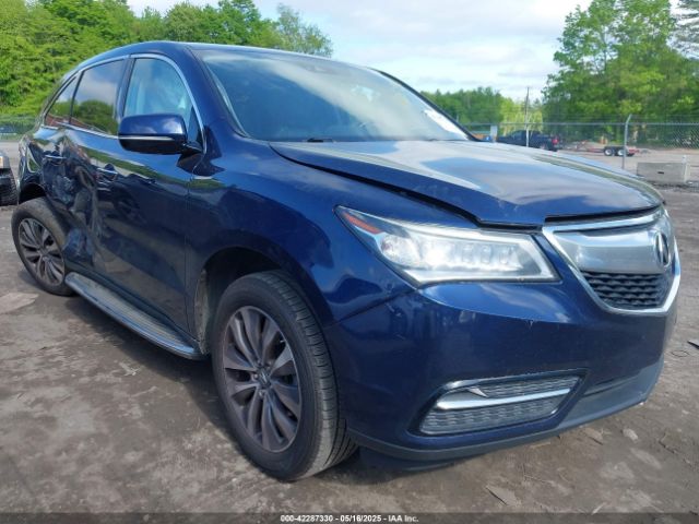 2016 ACURA MDX 5FRYD4H42GB062015