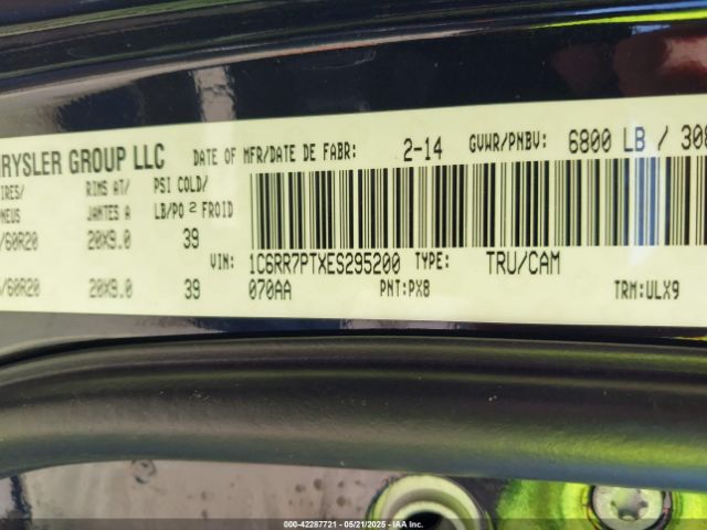 1C6RR7PTXES295200 RAM 1500 Longhorn