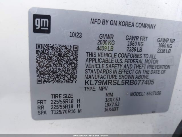2024 CHEVROLET TRAILBLAZER KL79MRSL5RB077405 Photo 8