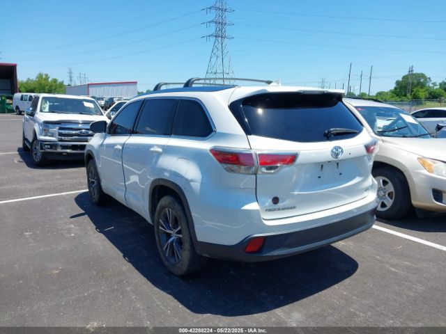 5TDKKRFHXGS132954 Toyota Highlander Xle V6