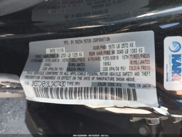 JM3TCABY8L0407430 Mazda py turbo