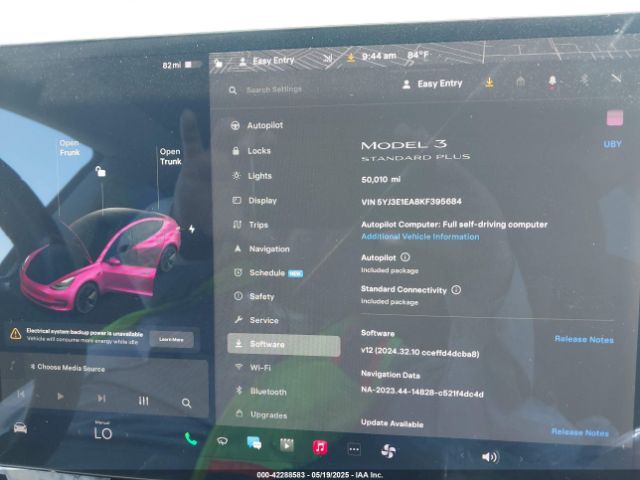 5YJ3E1EA8KF395684 Tesla MODEL 3