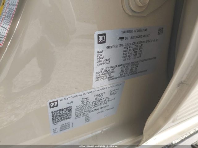 2022 GMC SIERRA 1500 3GTUUCED2NG585007 Photo 8