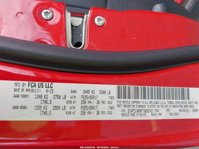 2015 DODGE JOURNEY 3C4PDCAB0FT688243 Photo 8