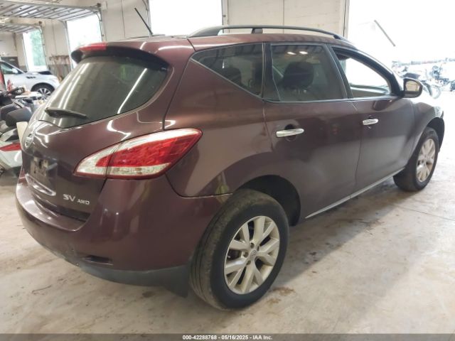 JN8AZ1MW9EW529910 Nissan MURANO SV