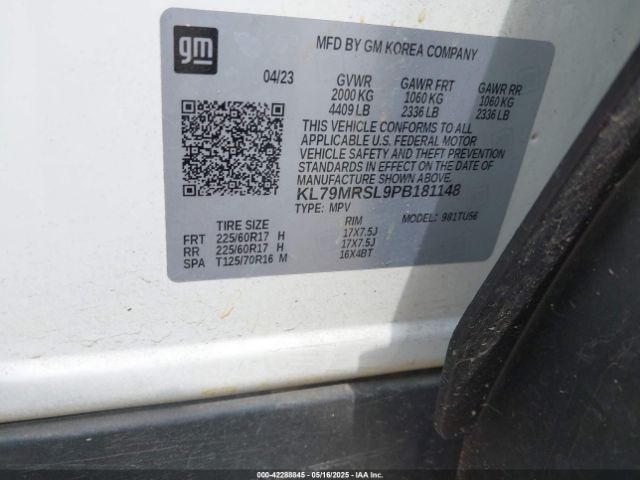 2023 CHEVROLET TRAILBLAZER KL79MRSL9PB181148 Photo 8