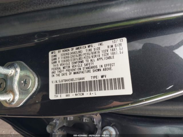 5J8TB4H38EL018444 Acura RDX