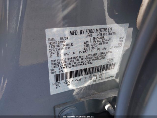 3FMTK3R45RMA27232 Ford Mustang Mach-e Premium