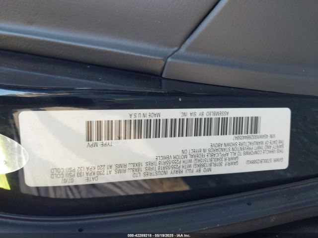 2008 SUBARU TRIBECA 4S4WX93D984405847 Photo 8
