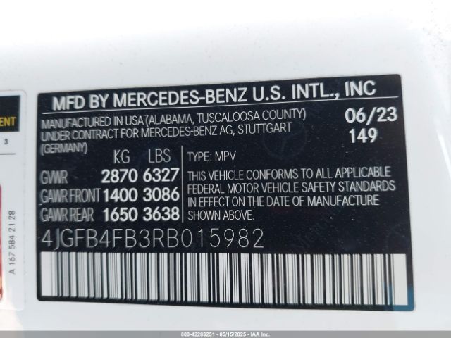 2024 MERCEDES-BENZ GLE 350 4JGFB4FB3RB015982 Photo 8