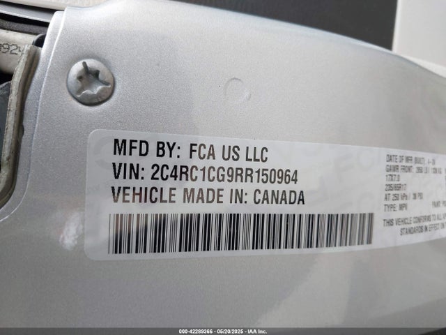 Chrysler Voyager 2024 2C4RC1CG9RR150964 Image 9