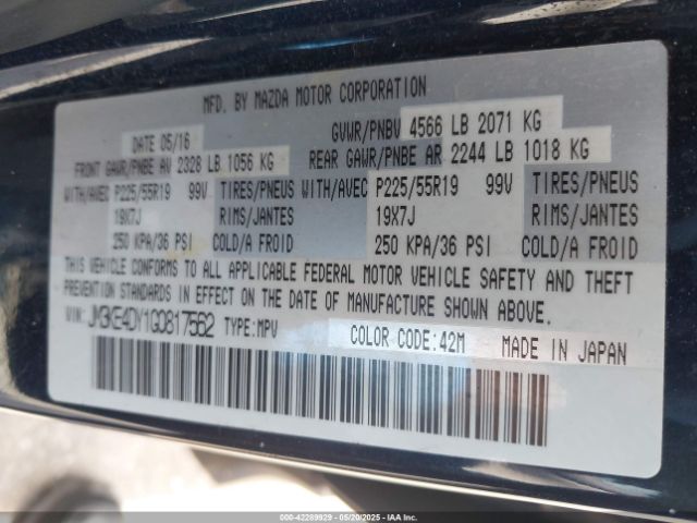 JM3KE4DY1G0817562 Mazda Cx-5 Grand Touring