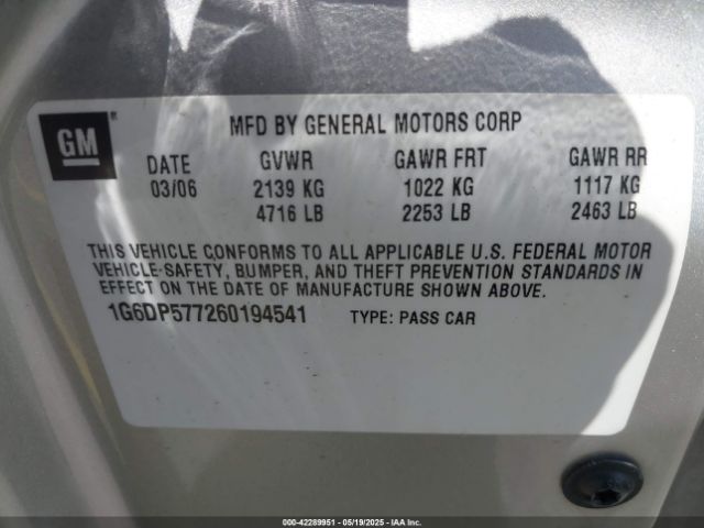 2006 CADILLAC CTS 1G6DP577260194541 Photo 8