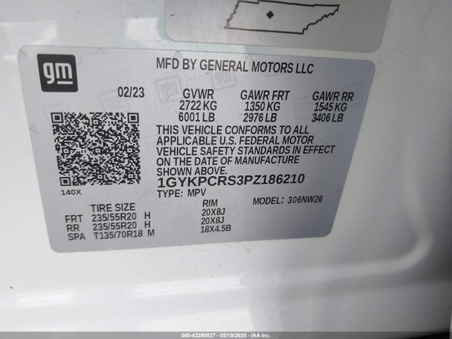 2023 CADILLAC XT6 1GYKPCRS3PZ186210 Photo 8