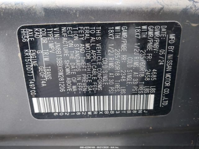 2024 NISSAN ROGUE JN8BT3BBXRW281206 Photo 8