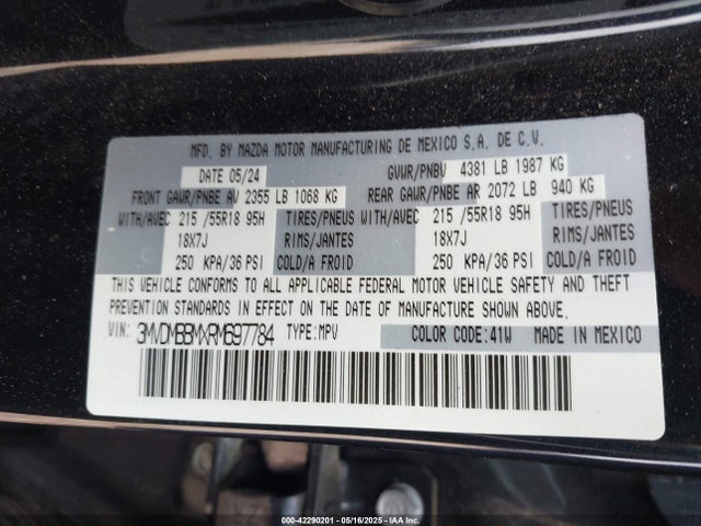 3MVDMBBMXRM697784 Mazda Cx-30 2.5 S Select Sport
