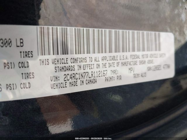 2020 CHRYSLER PACIFICA HYBRID 2C4RC1N77LR112167 Photo 8