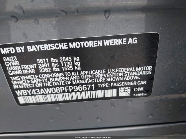 WBY43AW08PFP96671 BMW I4