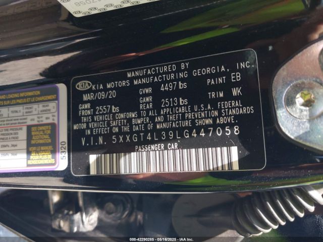 2020 KIA OPTIMA 5XXGT4L39LG447058 Photo 8
