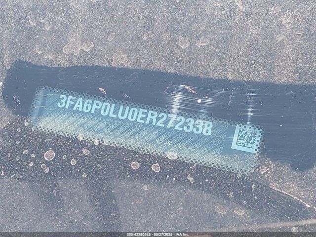 3FA6P0LU0ER272338 Ford Fusion Hybrid Se